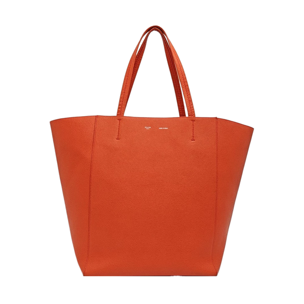 VERTICAL CABAS Small Calfskin Red