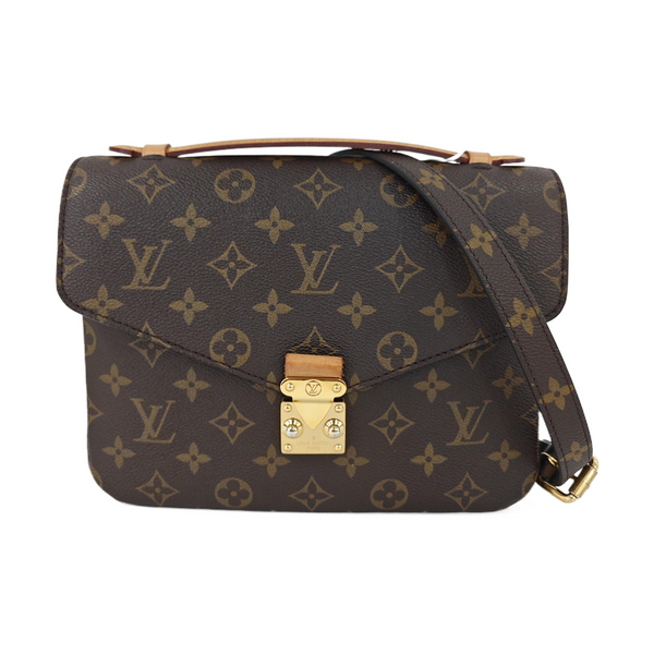 MÉTIS MM Monogram Coated Canvas Brown
