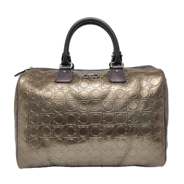 Gancini Piel de Becerro Beige