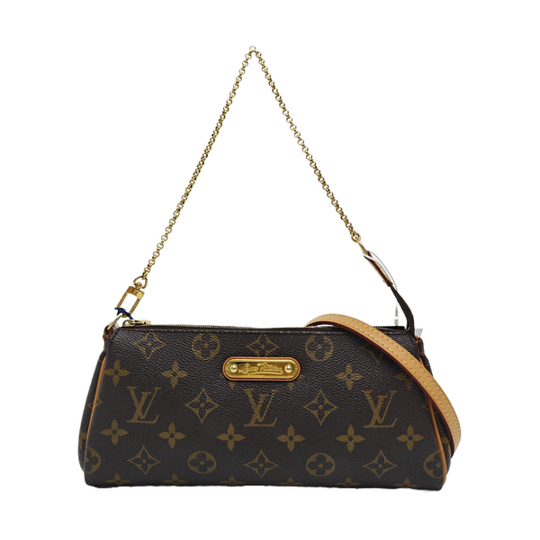 EVA Monogram Coated Canvas Brown