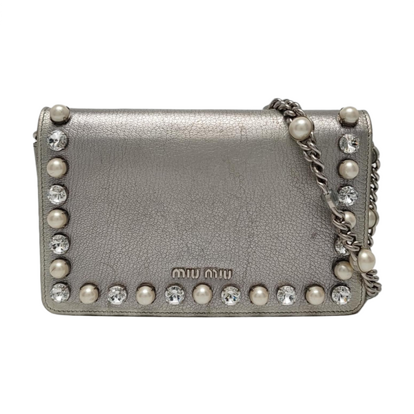 Glacé Calf Calfskin Silver