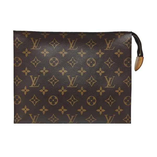 TOILET POCKET 26 Monogram Coated Canvas Brown
