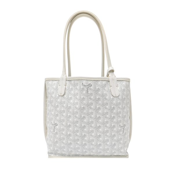 Anjou Mini Coated Canvas White