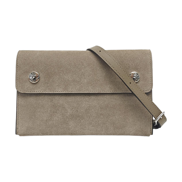 Suede Shoulder Bag Gray
