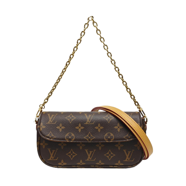 IVY Monogram Coated Canvas Brown