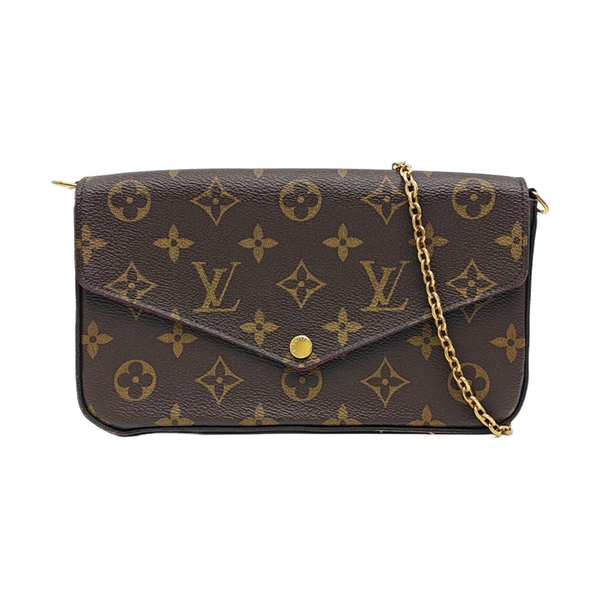 FÉLICIE Monogram Coated Canvas Brown
