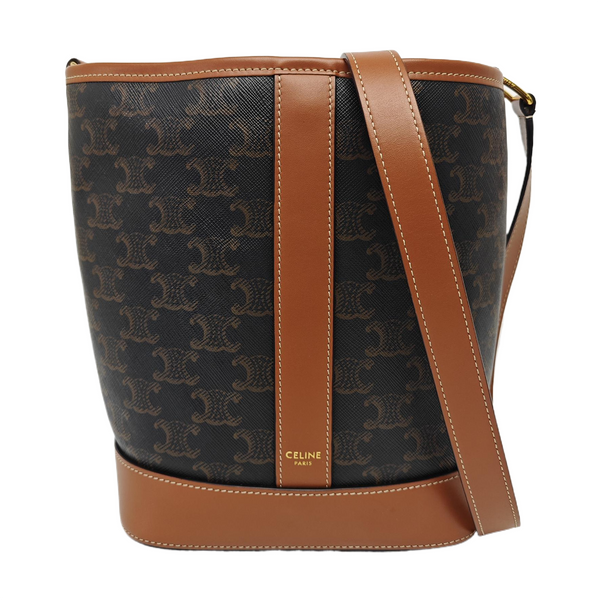 TRIOMPHE CANVAS Small Coated Canvas Brown