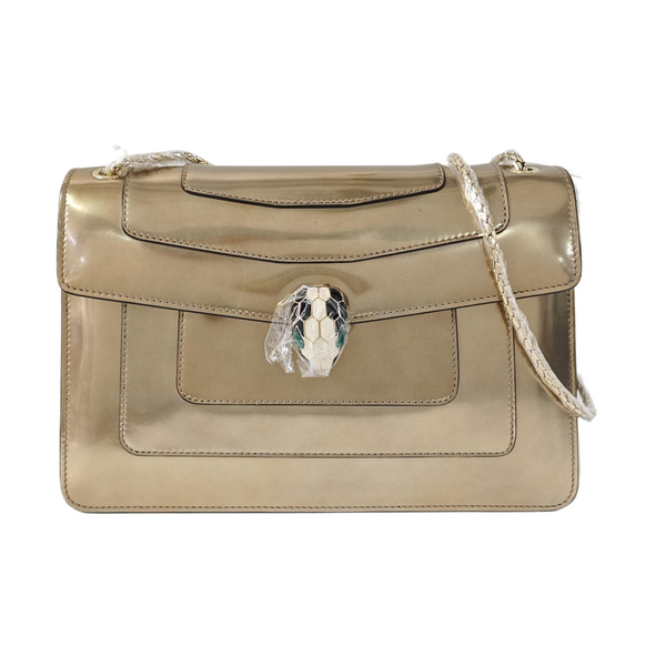 SERPENTI FOREVER Medium Calfskin Gold