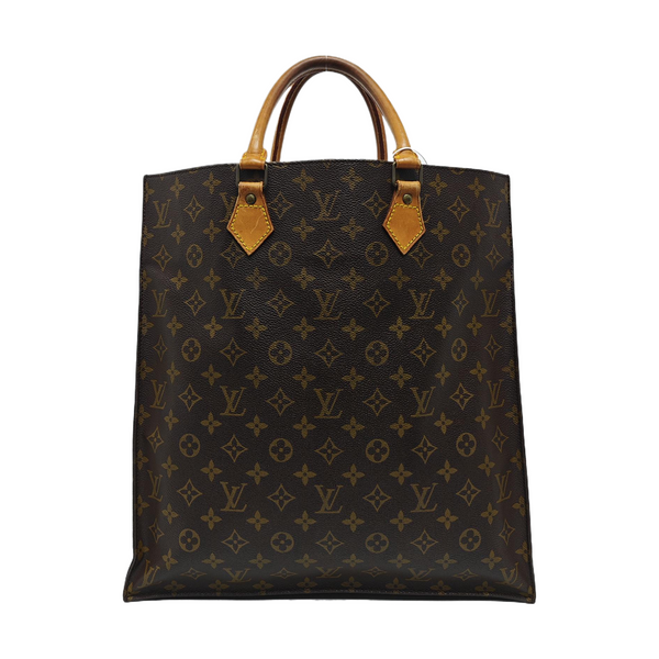 SAC PLAT GM Monogram Coated Canvas Brown
