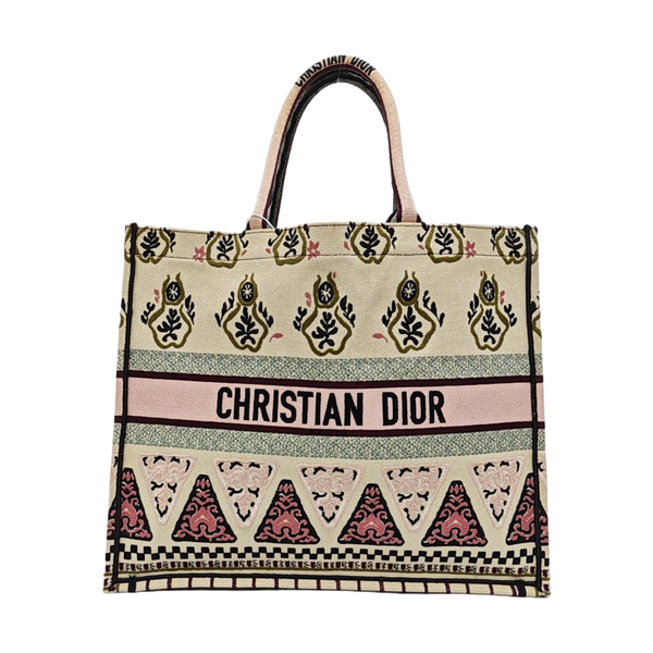 Authenticated pre-owned Book Tote Large Canvas Multicolor - Tote Bag at Looply