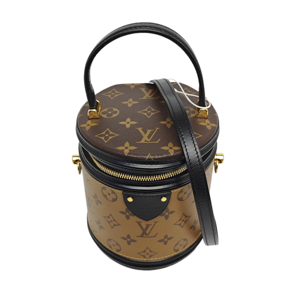 CANNES PM Monogram Coated Canvas Brown