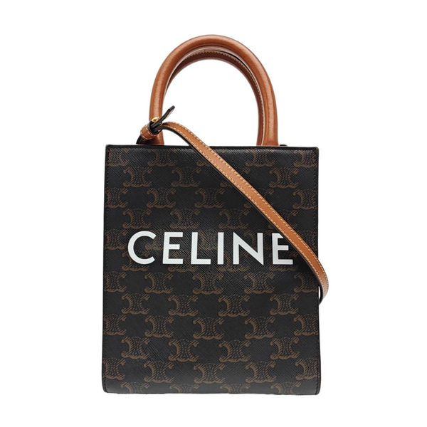 CABAS CELINE Mini Coated Canvas Brown