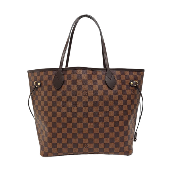 NEVERFULL MM Damier Ebene Coated Canvas Brown