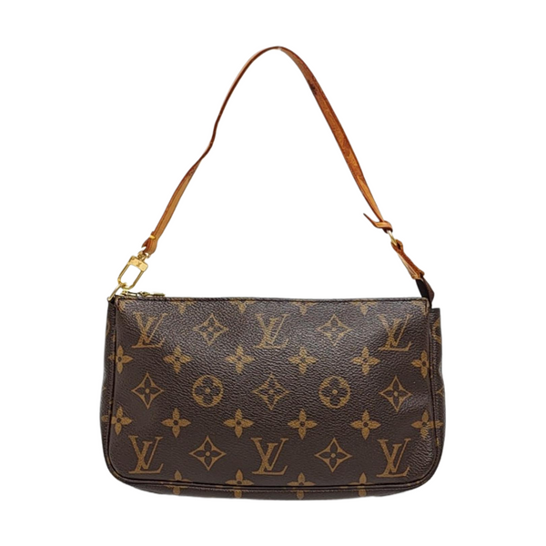 ACCESSOIRES Monogram Coated Canvas Brown