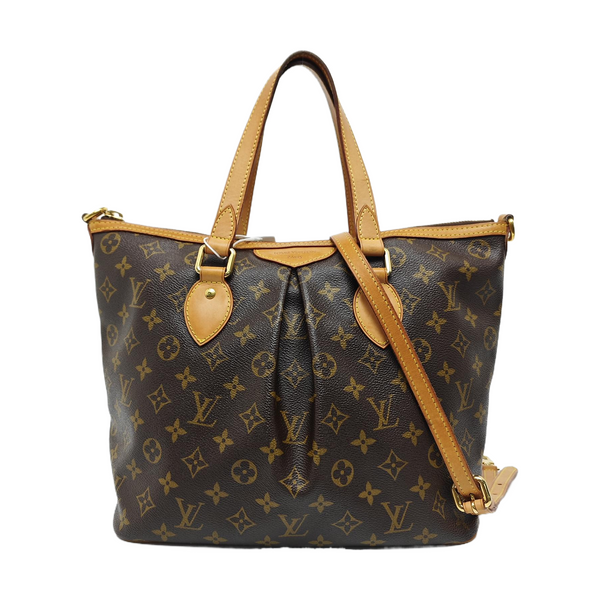 PALERMO PM Monogram Coated Canvas Brown