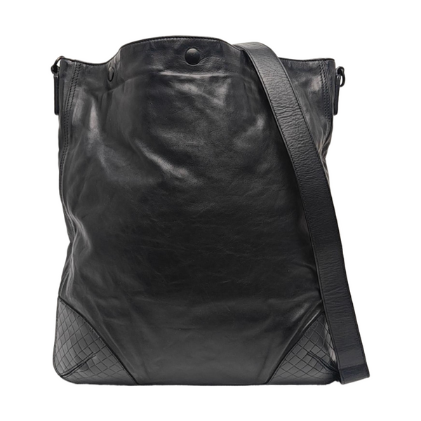 Calfskin Tote Bag Large Black
