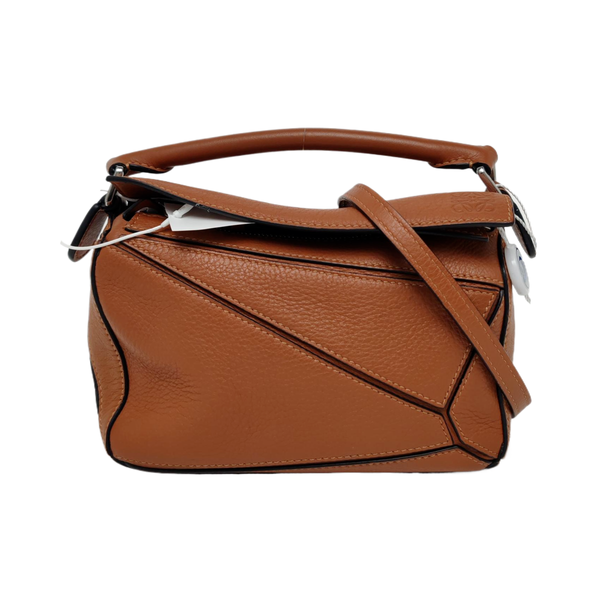 Puzzle Mini Calfskin Brown