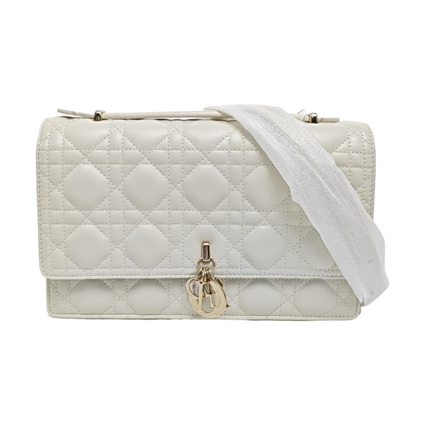 My Dior MISS DIOR Cannage Lambskin White