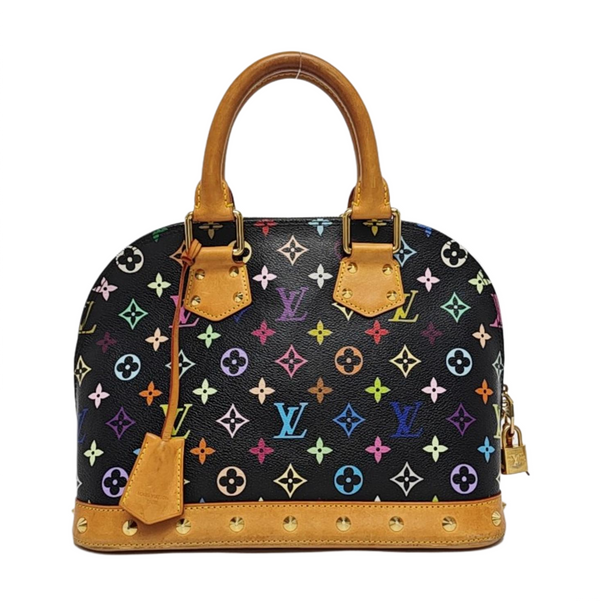 ALMA PM Monogram Coated Canvas Black