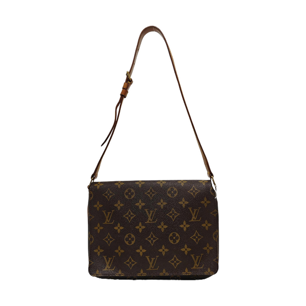 MUSETTE TANGO Monogram Coated Canvas Brown