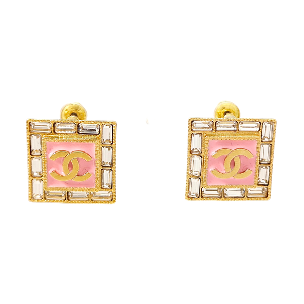 Metal Gold Stud Earrings