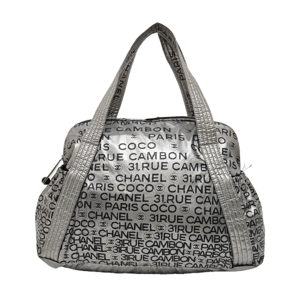 Plastic Tote Bag Gray