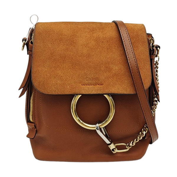 Faye Small Calfskin Brown