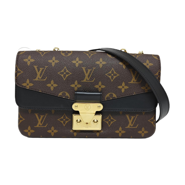 MARCEAU Monogram Coated Canvas Brown