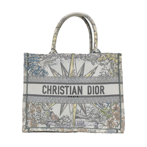 Book Tote Medium Fabric Gray