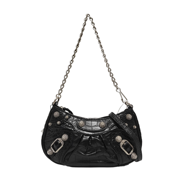 Le Cagole Mini Calfskin Black