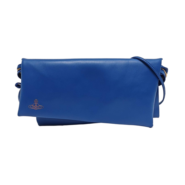 Calfskin Shoulder Bag Blue