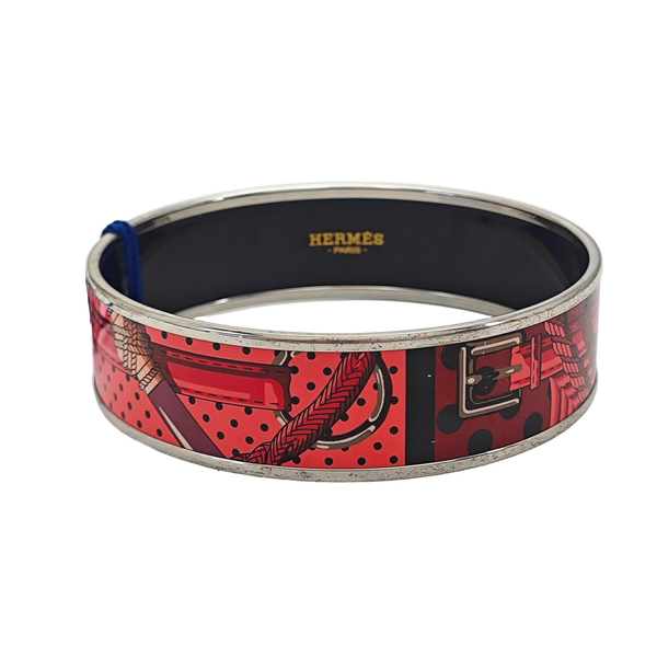 Email Metal Red Bangle