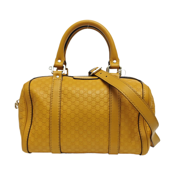 Microguccissima Monogram Calfskin Yellow