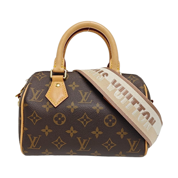 SPEEDY 20 Monogram Coated Canvas Brown