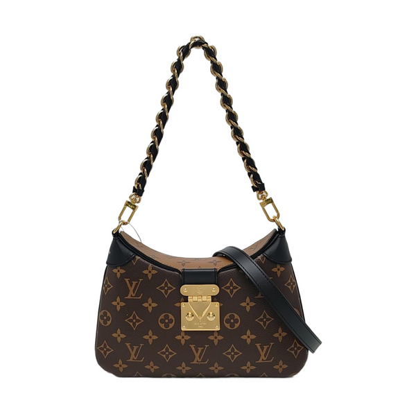 TWINNY Monogram Coated Canvas Brown