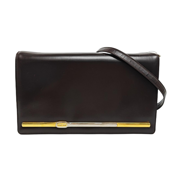 Calfskin Top Handle Bag Black