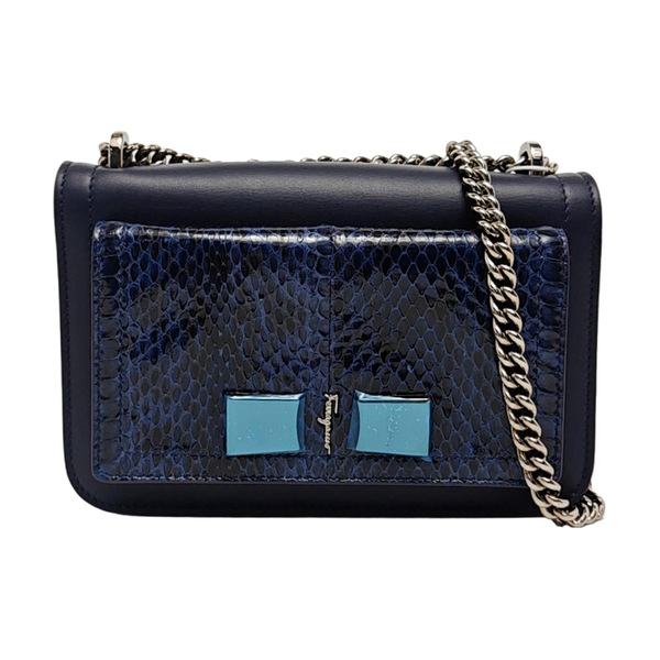 Ginny Calfskin Blue