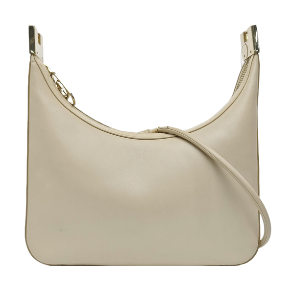 Calfskin Top Handle Bag Beige