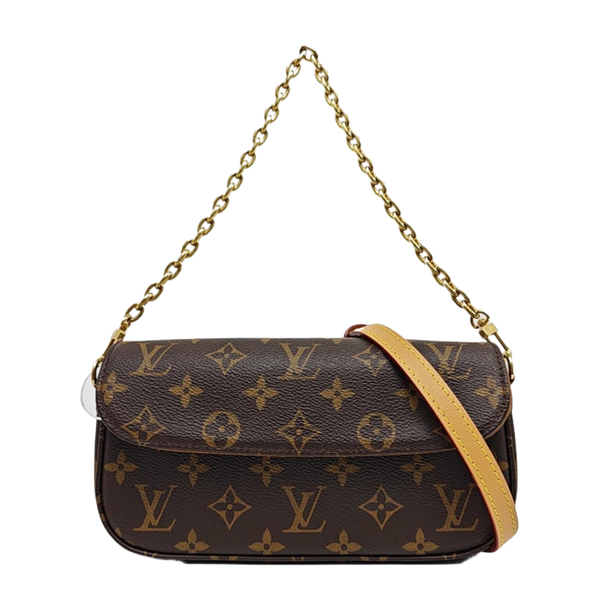IVY Monogram Coated Canvas Brown