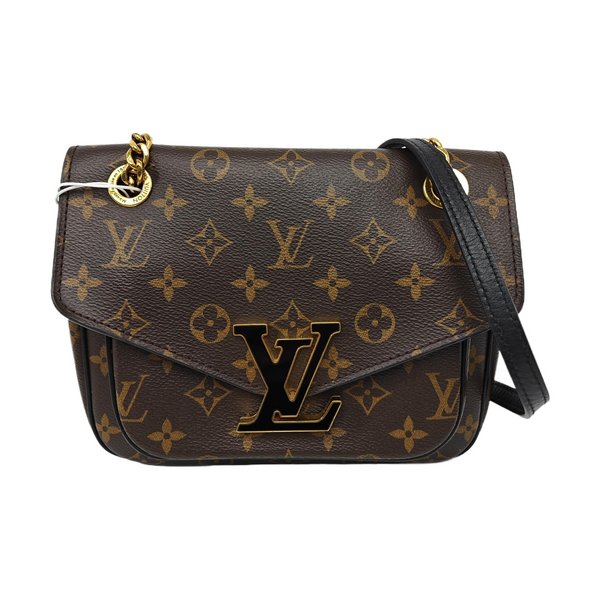 PASSY Monogram Coated Canvas Brown