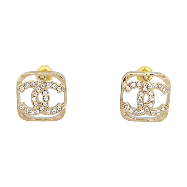 Metal Gold Stud Earrings