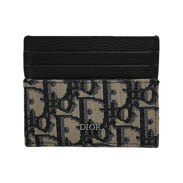 Oblique Calfskin Multicolor Card Holder