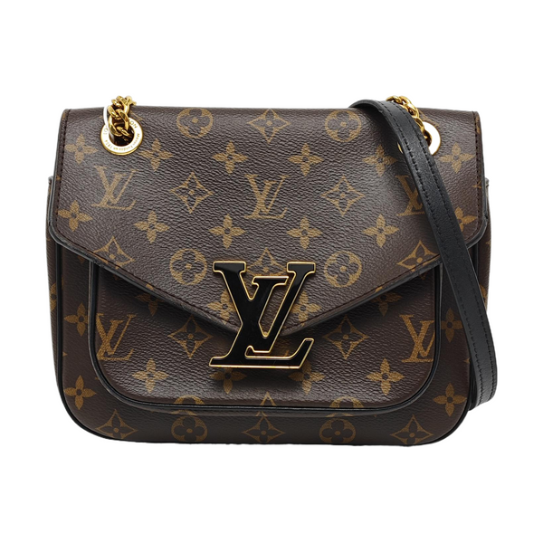 PASSY Monogram Coated Canvas Brown