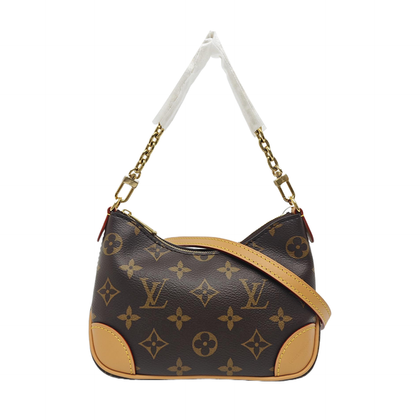 BOULOGNE Nano Monogram Coated Canvas Brown