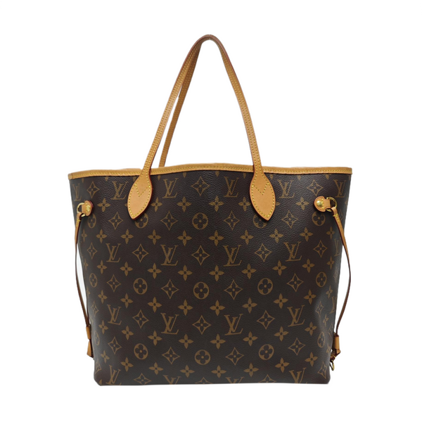NEVERFULL MM Monogram Coated Canvas Brown