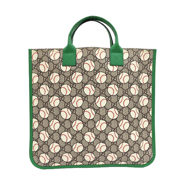 Coated Canvas Top Handle Bag Beige