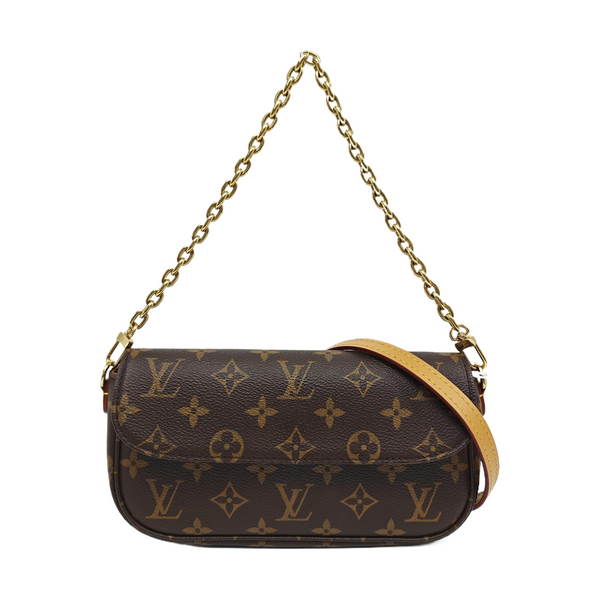IVY Monogram Coated Canvas Brown