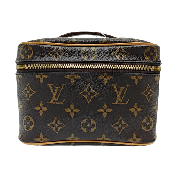 NICE Mini Monogram Coated Canvas Brown