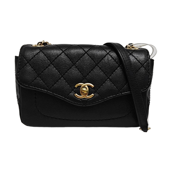 NOW AND FOREVER Quilted Lambskin Black