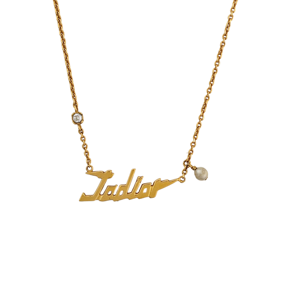 J'adior Metal Gold Necklace